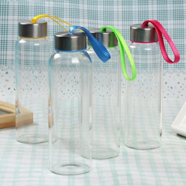 Combo 3 Bình thủy tinh dây xách 500ml