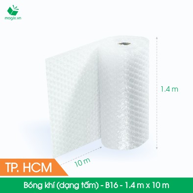 B16 - 1.4m x 10m - Cuộn Bong Bóng Khí - Màng xốp hơi