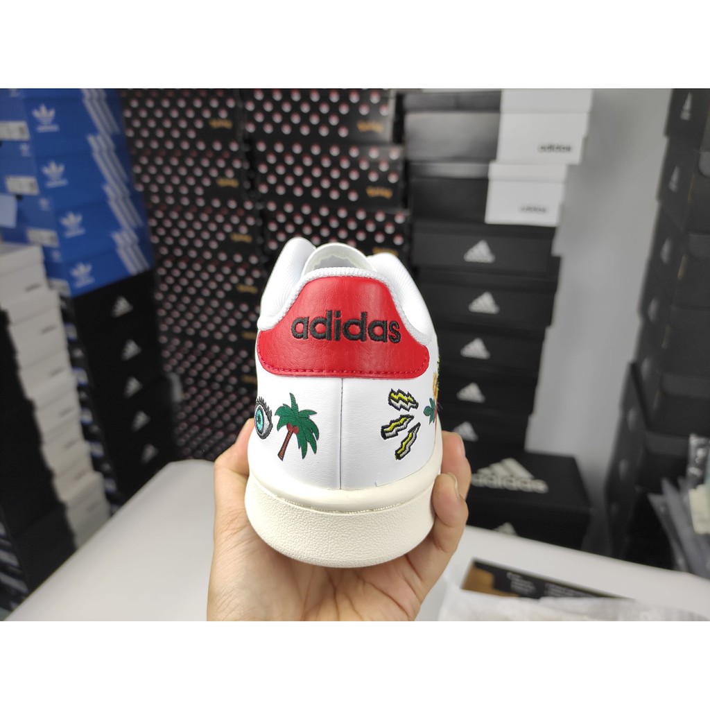 GIÀY ADIDAS ADVANTAGE HỌA TIẾT GRAPHIC MANG DẤU ẤN THẬP NIÊN 70 EH3425 (Nữ)