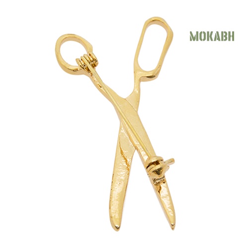 [Ghim Cài Áo &amp; Ghim Cài Hình Cây Kéo Mạ Vàng Đính Kim Cương Giả Đáng Yêu Làm Quà Tặng Giáng Sinh Tốt Nhất