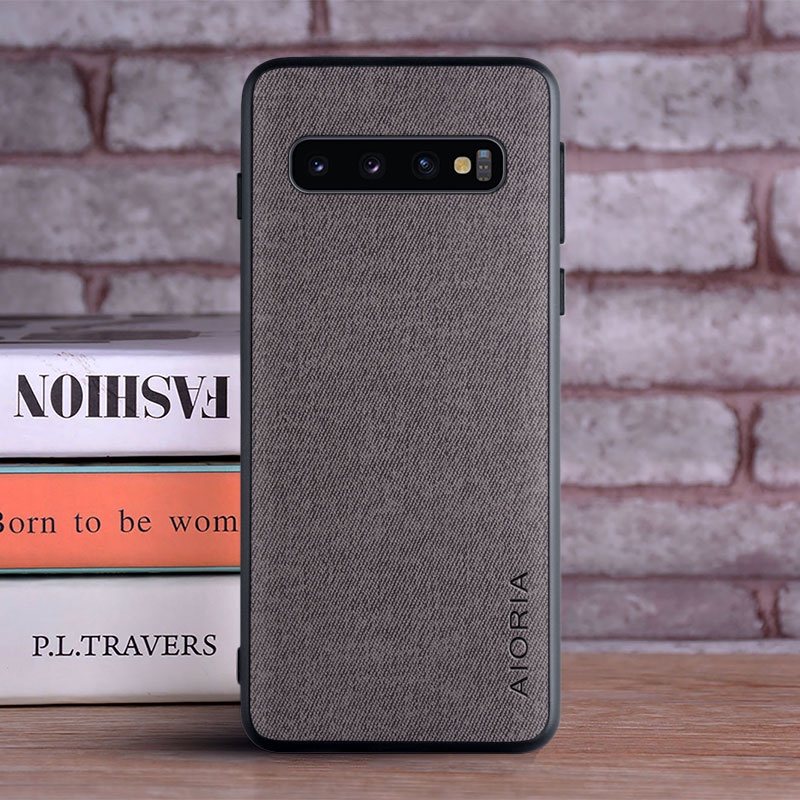 Ốp Điện Thoại Da Viền TPU Dẻo Sang Trọng Thời Trang Cho Samsung Galaxy S10 Plus S10E S10 Lite 5G