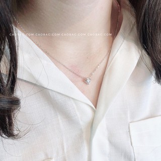 Dây chuyền bạc ta kim cương