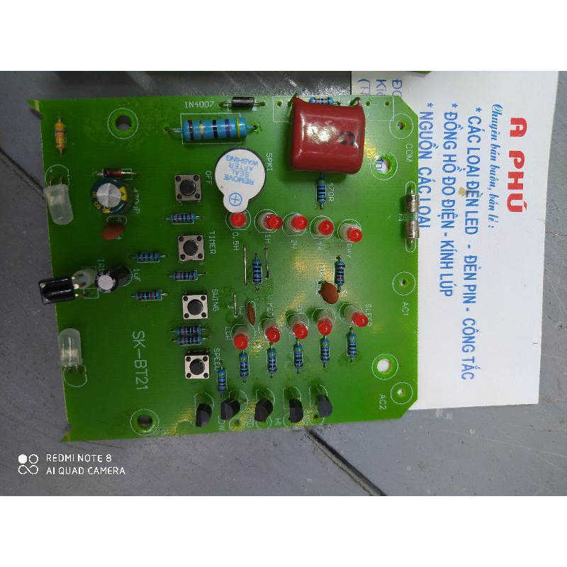 Bo mạch quạt Senko treo tường