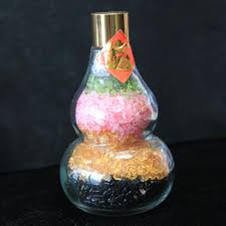 Hồ lô ngũ sắc đá ta vụn hl078 - vật phẩm phong thủy