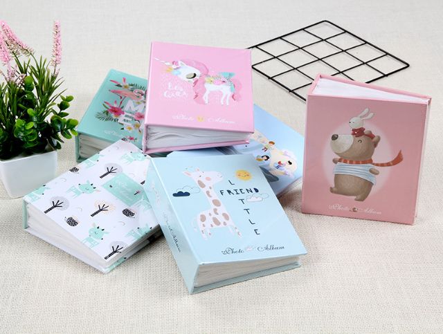 Album ảnh 100 ảnh 10x15 bìa hoạt hình siêu đáng yêu sẵn hàng tại Tú Vy Studio