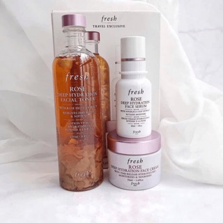 Set Fresh 3 Món Fullsize Dòng Rose Deep Hydration
