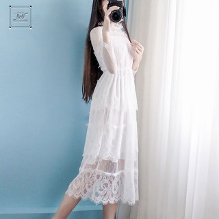 [015] - VÁY REN TRẮNG RẺ ĐẸP