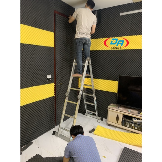 TIẾT KIỆM tấm mút TRỨNG GÀ TIÊU ÂM, CÁCH ÂM 1m6x2m 3cm TẠI TP.HCM