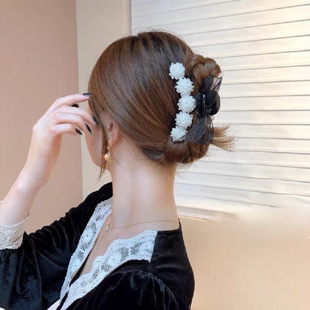 Kẹp Càng Cua Bằng Nhựa Phong Cách Vintage Hàn Quốc WMES15H Dành Cho Nữ