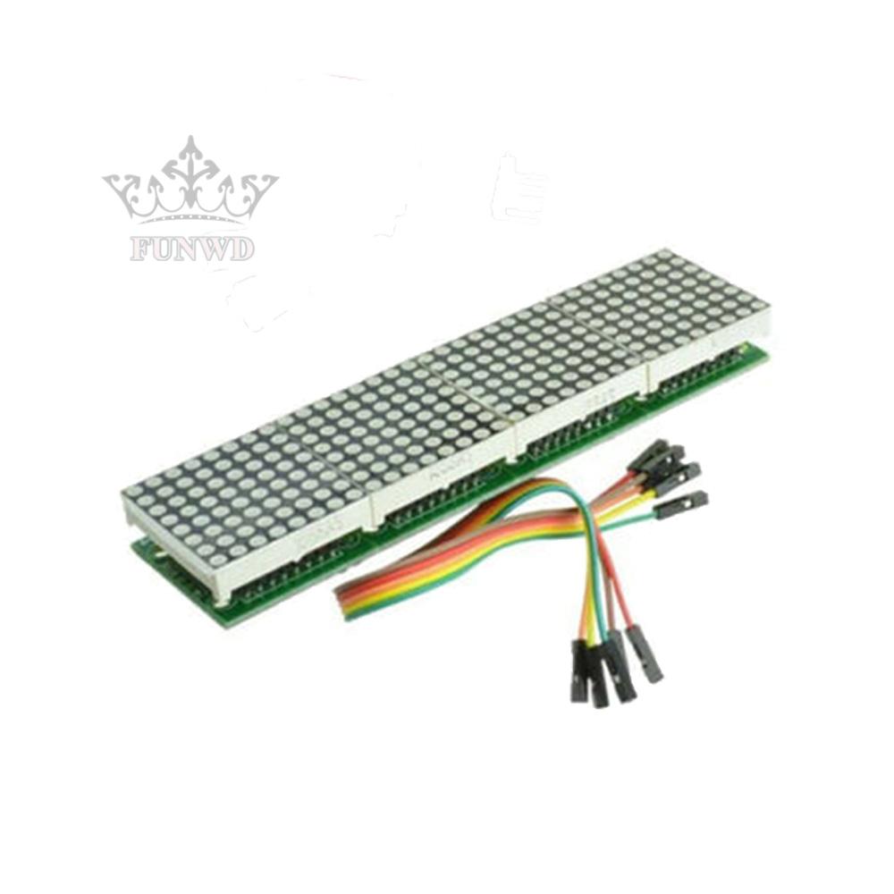 Bộ Vi Điều Khiển Màn Hình Led 12.8 X12.8X1.3Cm Cho Arduino Dot 5v 8x8 Wire 5p
