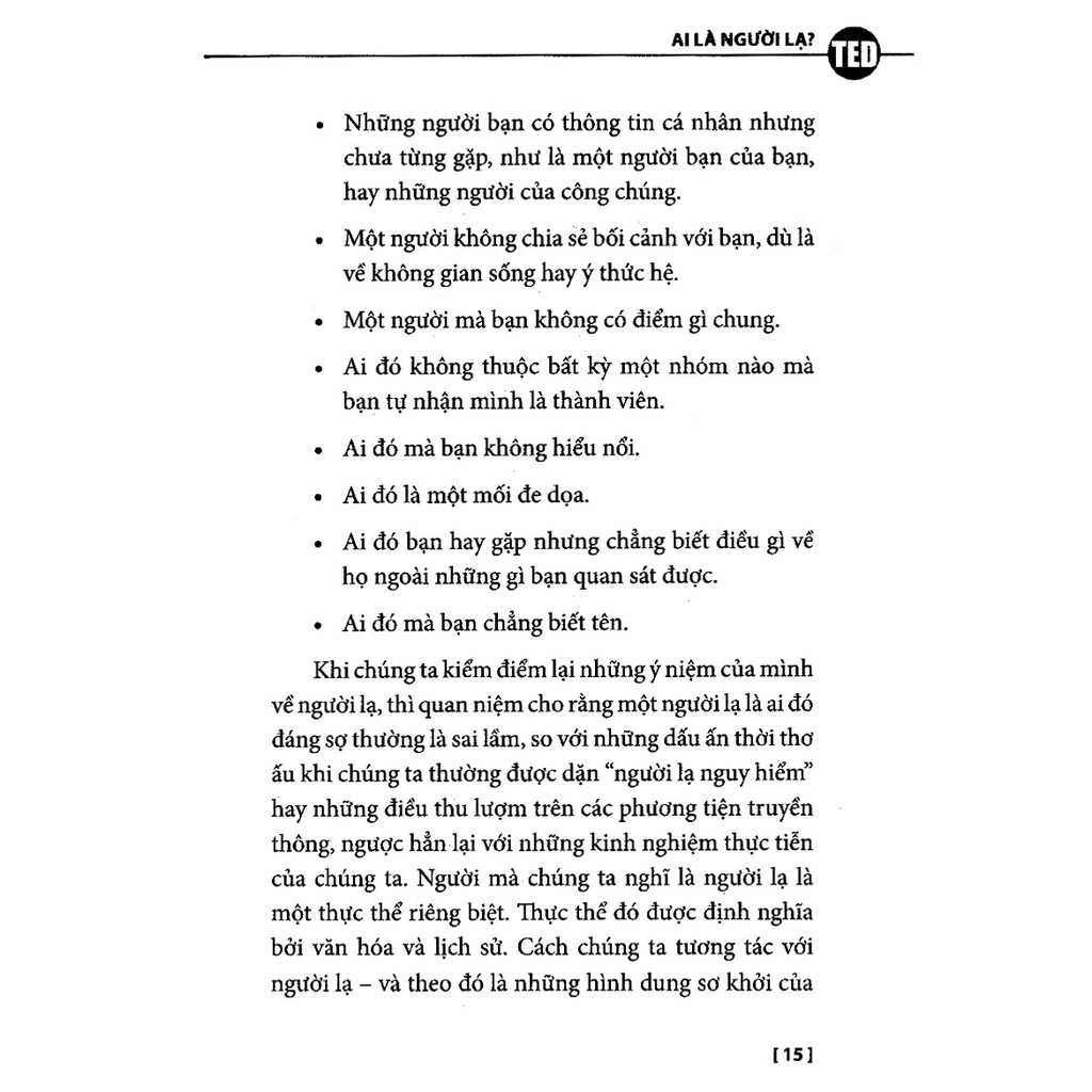 Sách - TedBooks Người Lạ Làm Thay Đổi Cuộc Sống Của Chúng Ta Tặng Bookmark