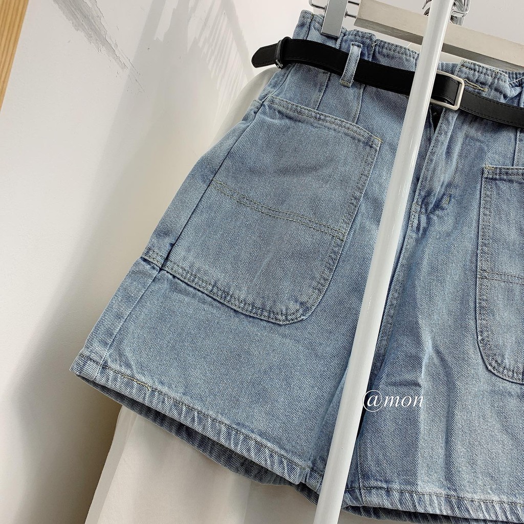 200411 SHORT BÒ ULZZANG TÚI HỘP XANH -SIZE S,M,L ( KO KÈM BELT ) | BigBuy360 - bigbuy360.vn