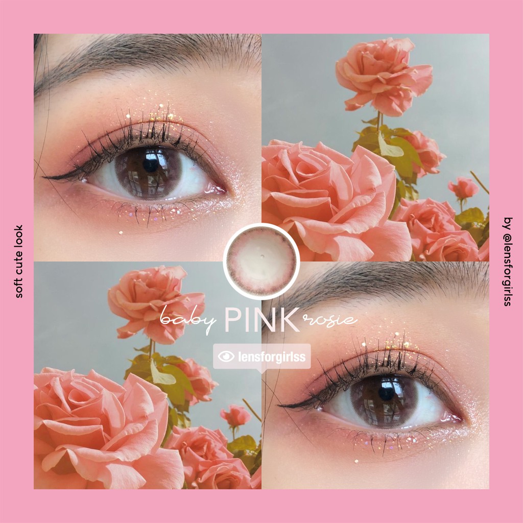Kính áp tròng BABY ROSIE PINK (Hsd 3-6 tháng)