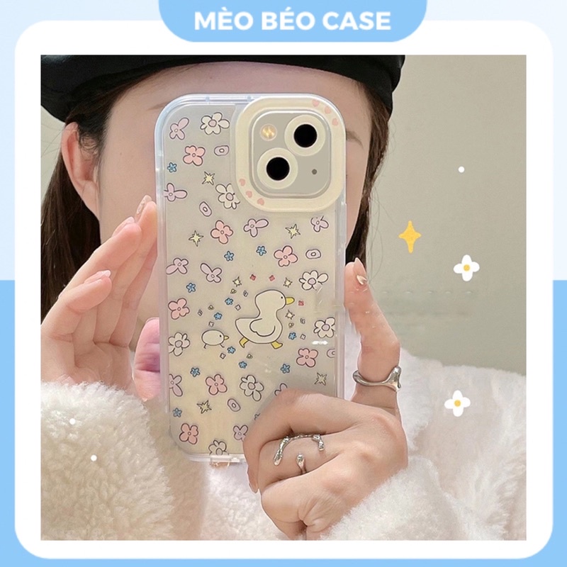 (SIÊU RẺ) Ốp lưng iphone vịt nhỏ hoá nhí dễ thương 7plus/8/8plus/x/xr/xs/11/12/13/pro/max/plus/promax