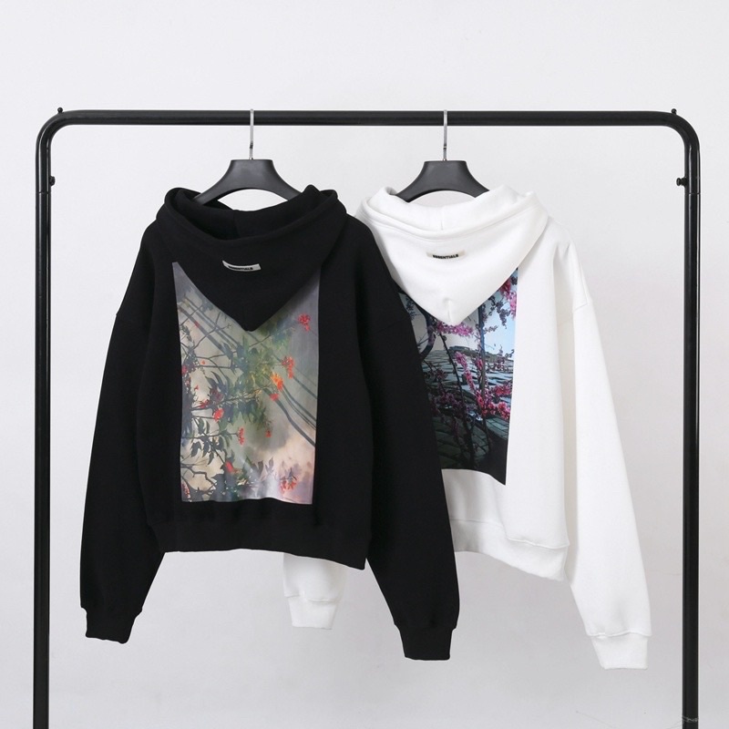 ÁO NỈ HOODIES ESSENTIAL IN LƯNG DÀNH CHO NAM VÀ NỮ MÙA THU ĐÔNG