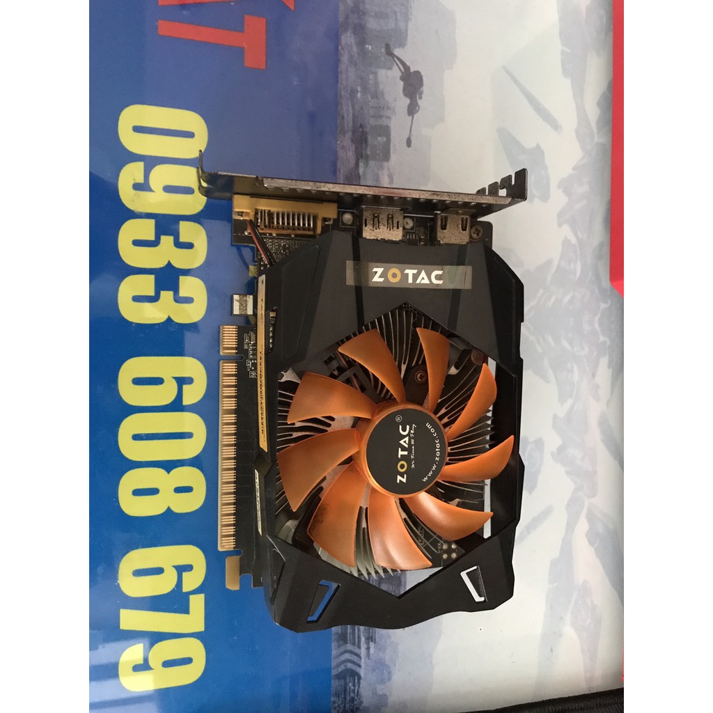 Vga Zotac GTX 750ti 2Gb 128 bit DDR5 hình thực tế