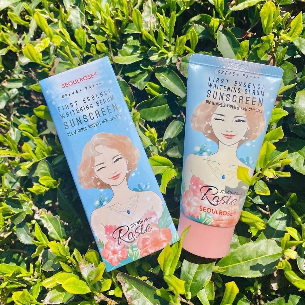 Kem Chống Nắng Rosie Seoulrose Cosmetics SPF45+++ 45g Dành Cho Da Mặt Và Toàn Thân