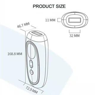 (Hàng Mới Về) Máy Triệt Lông Bằng Tia Laser Photon Mini Cầm Tay Tiện Dụng Cho Nữ