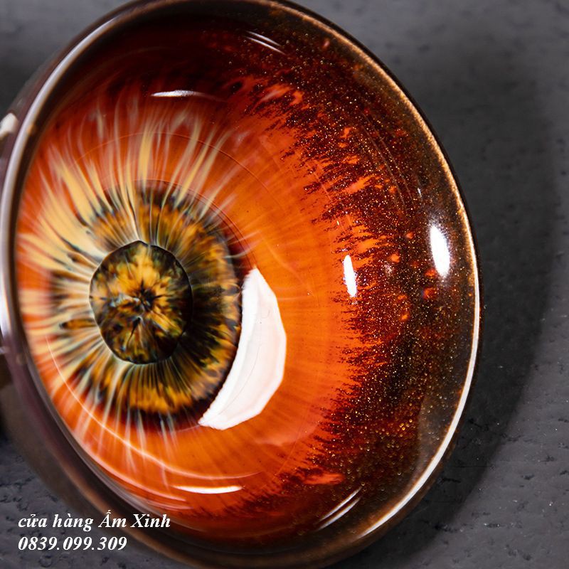 chén thiên mục lông thỏ