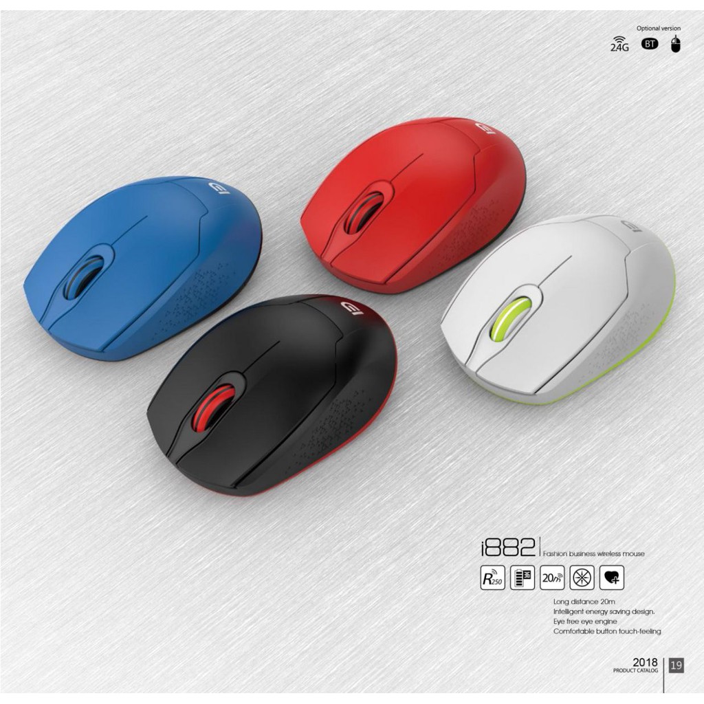 Chuột Không Dây FD i882 Chính Hãng Kết Nối Xa 20m - Chuột K Dây Mouse Máy Tính Laptop Pc Mini Giá Rẻ