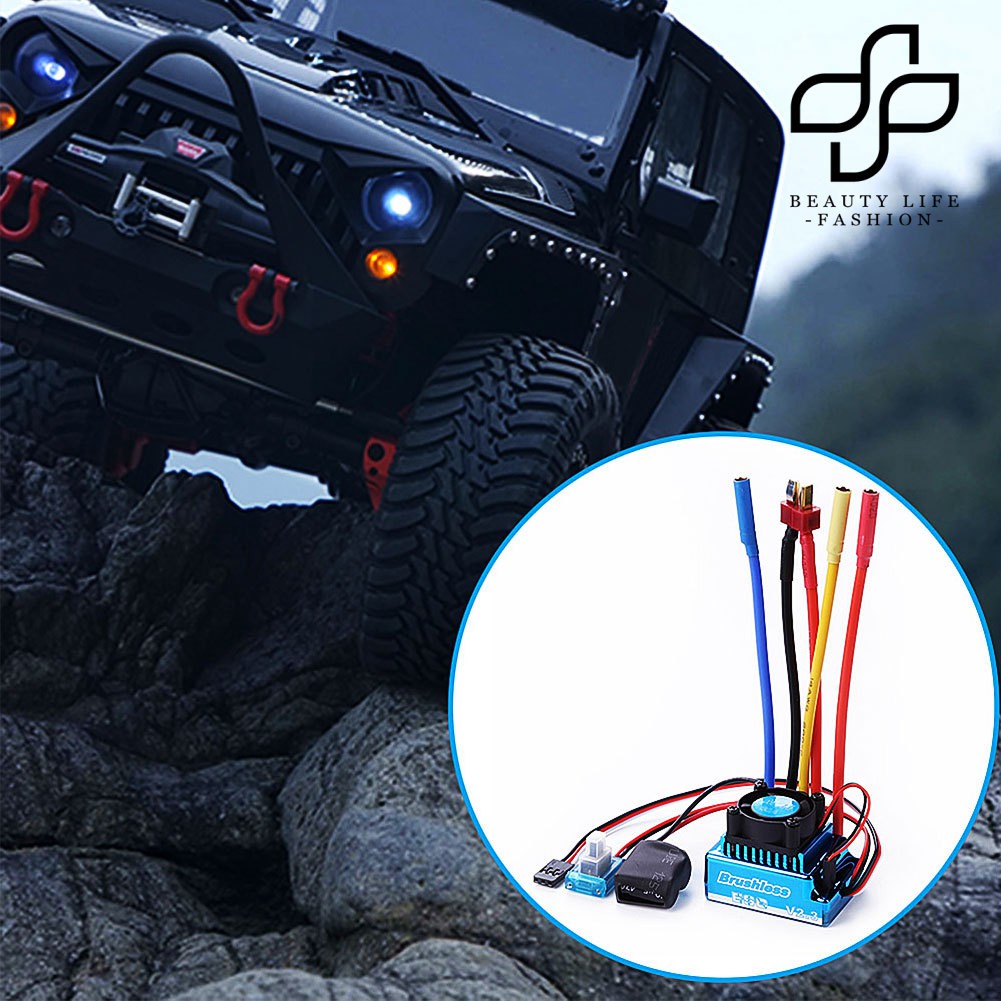 Động Cơ Không Chổi Than 45a 60a Esc / 3900kv Cho Mô Hình Xe Điều Khiển Từ Xa 1: 10 Tiện Dụng