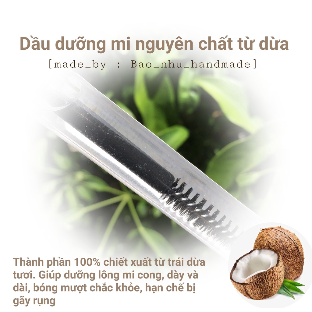 Bộ Đôi Mascara Siêu Dưỡng Mi, Mày Tự Nhiên - COCONUT &amp; CASTOR OIL