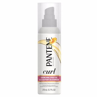 Bình xịt gel tạo hình tóc Pantene Pro-V Curly Hair Style Curl Enhancing Spray Hair Gel 170ml (Mỹ)