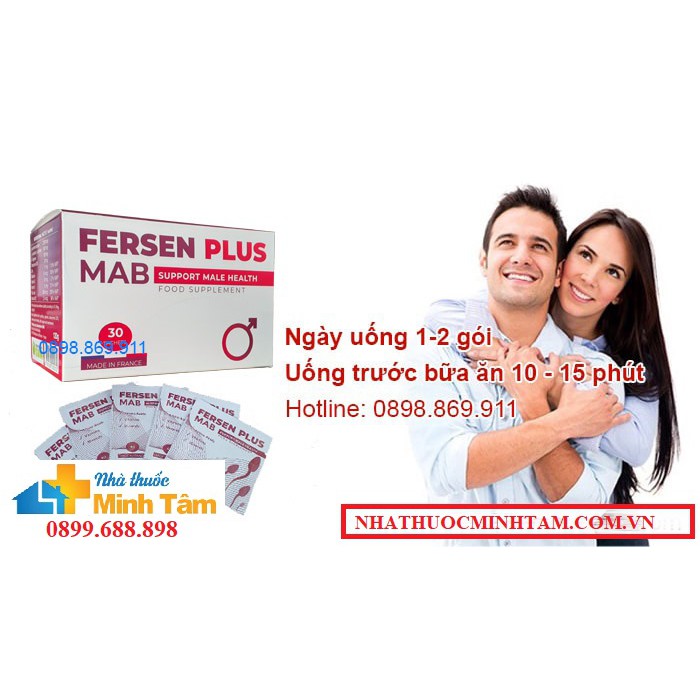 Bổ tinh trùng Fersen/ Fersen Plus  Tăng số lượng và chất lượng tinh trùng, tăng thụ thai