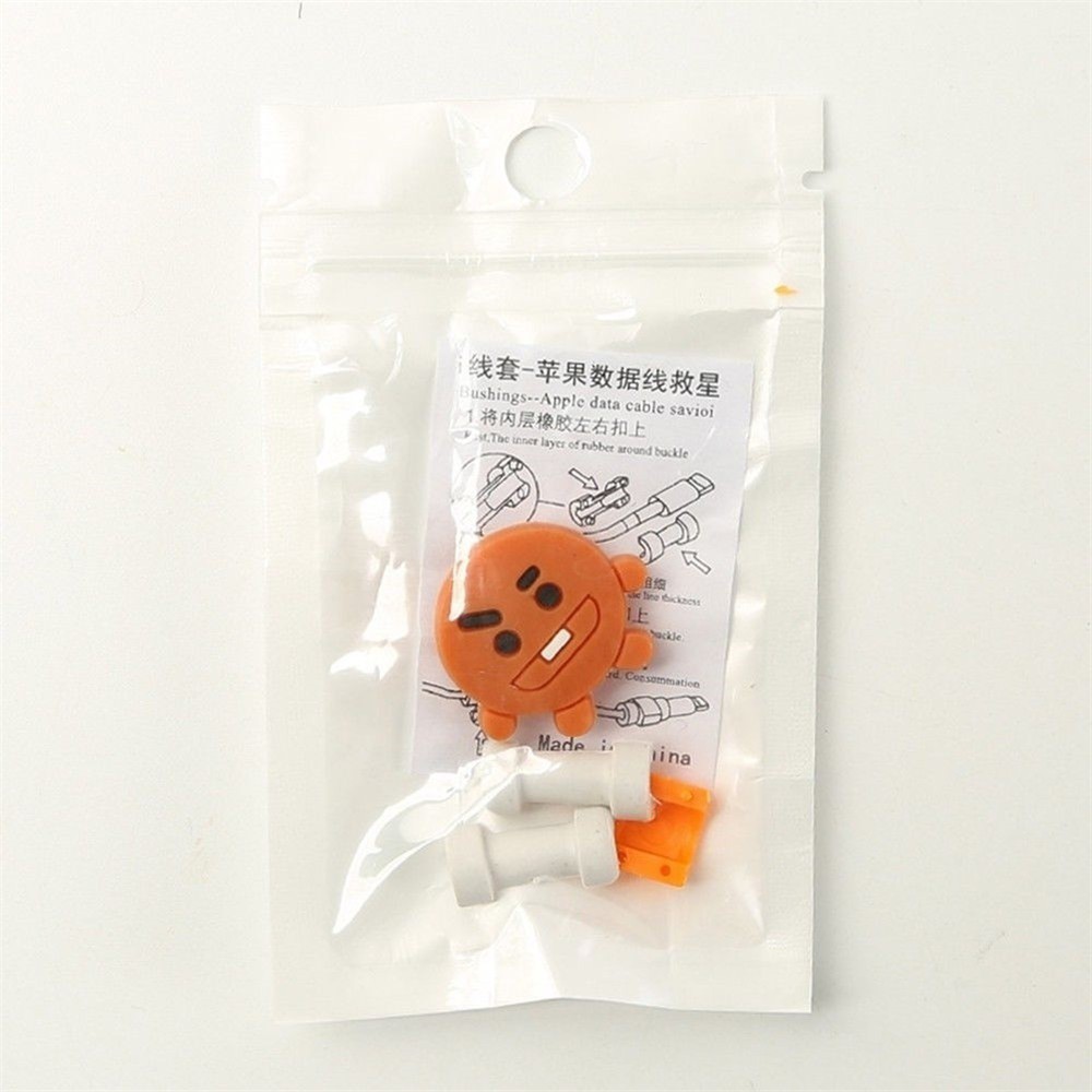 Phụ Kiện Bảo Vệ Dây Cáp Sạc Điện Thoại Hình BT21 BTS