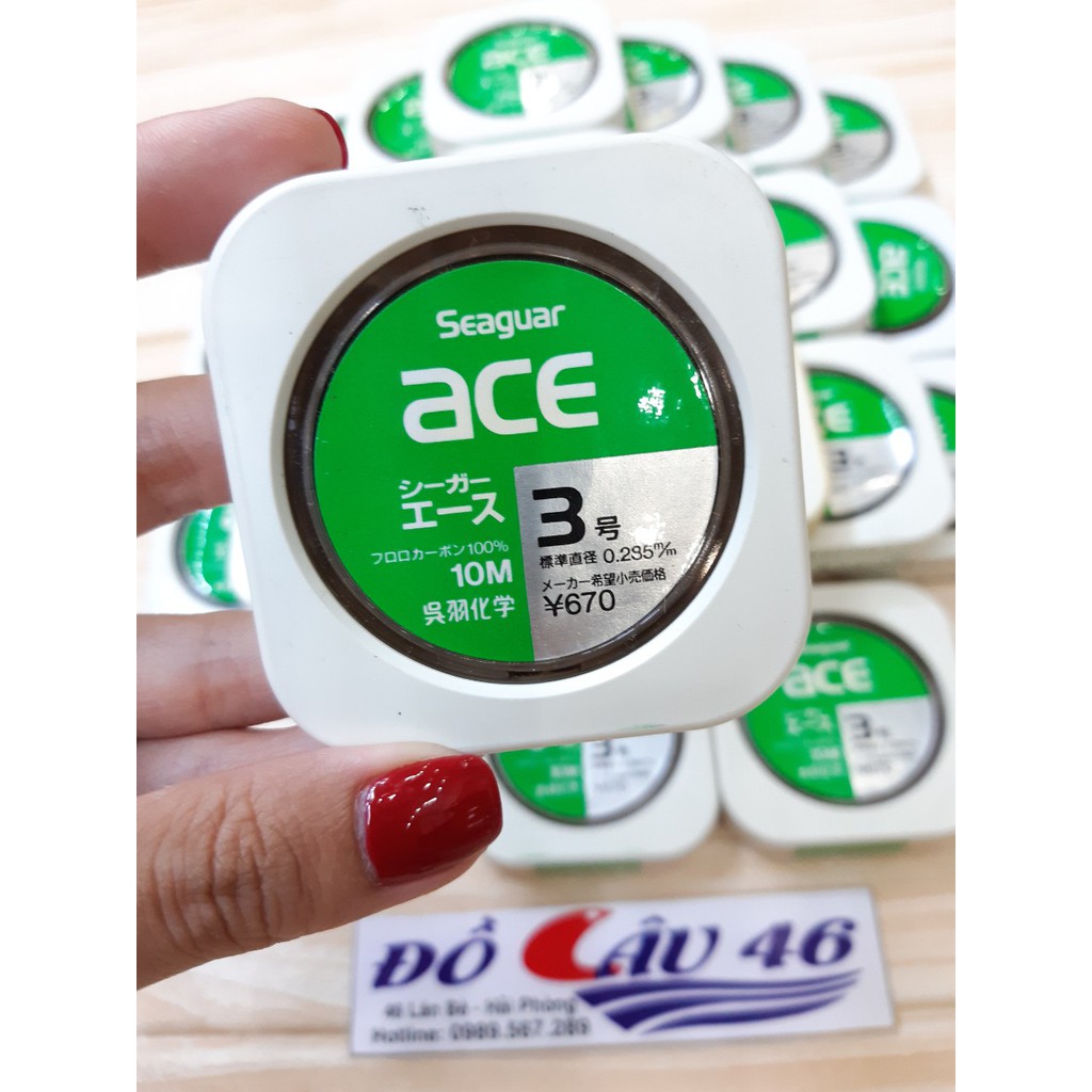 Cước Thẻo Flourcacbon 10m số 3 Seaguar ACE Nhật