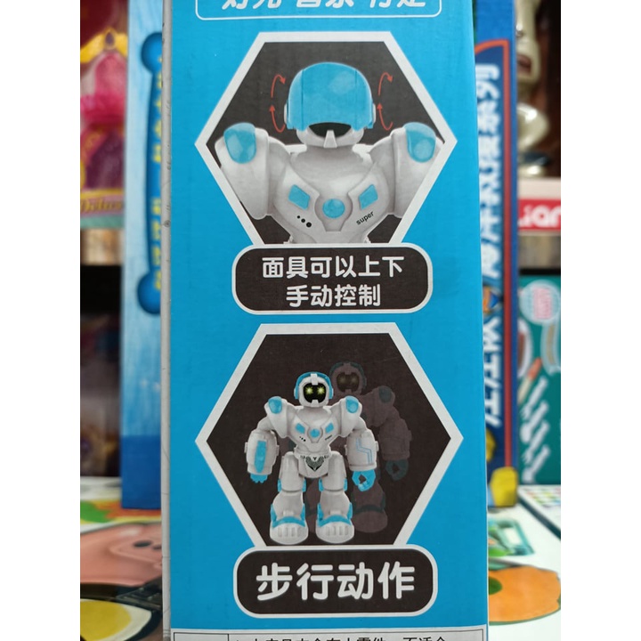 Đồ chơi robot 638 chạy bằng pin có đèn và âm thanh
