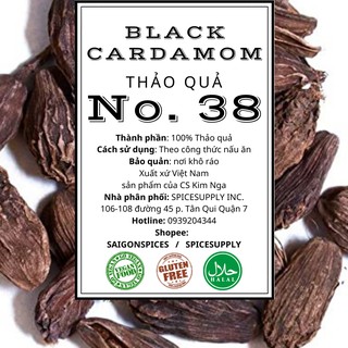 500g Hạt Thảo Quả sạch Việt nam Sỉ Black Cardamom