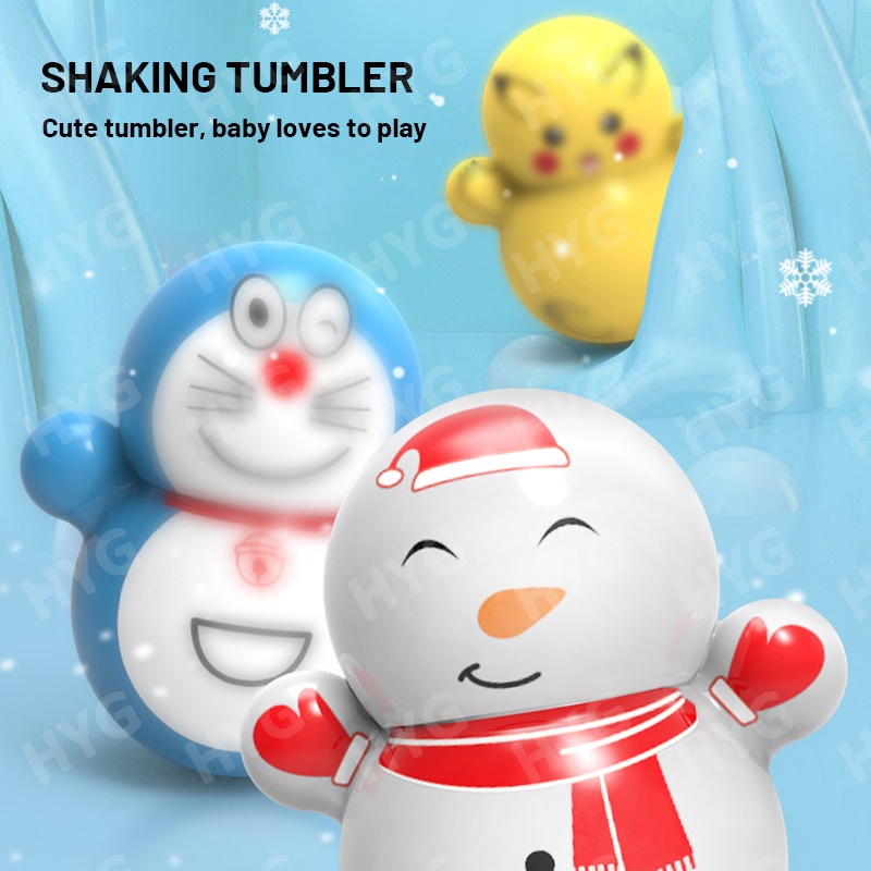Đồ chơi lật đật HYG TOYS dễ thương để bàn trang trí làm quà Giáng sinh cho bé