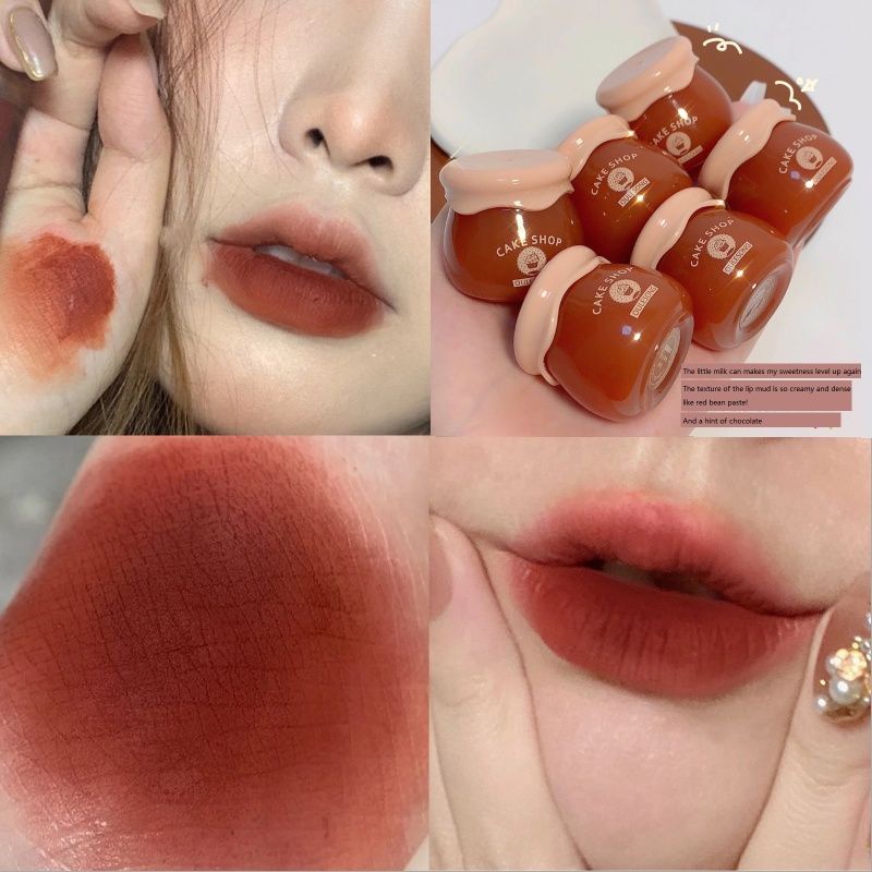 Son Môi Thiết Kế Hũ Mật Ong Nhỏ Xinh Chống Nước ,Làm Phấn Má Hồng Đa Năng