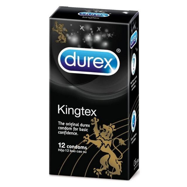 bao cao su Durex Kingtex ( hộp 12)