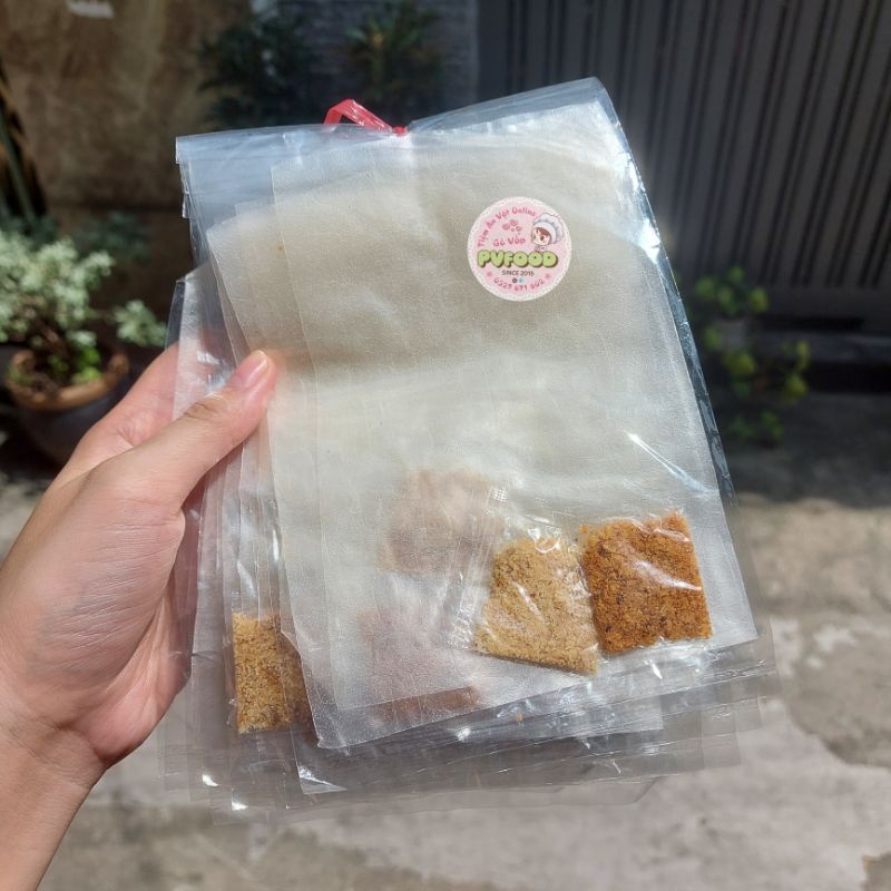 Bánh Tráng Xâu Dẻo Muối Hành Phi