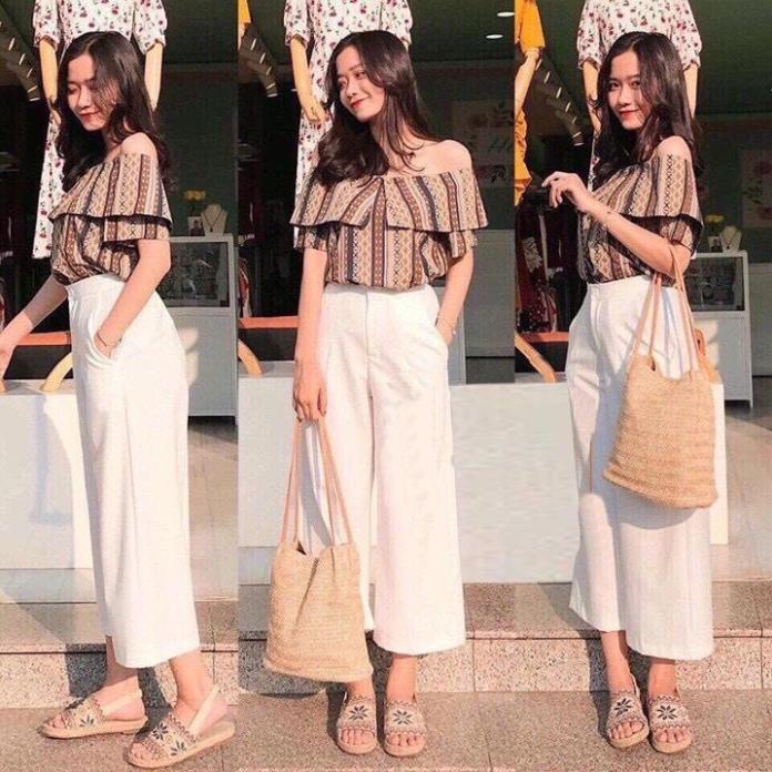 Bigsize  Quần culottes chất đũi hothit 2020 khuy khóa thật dáng Lỡ ( ảnh thật)