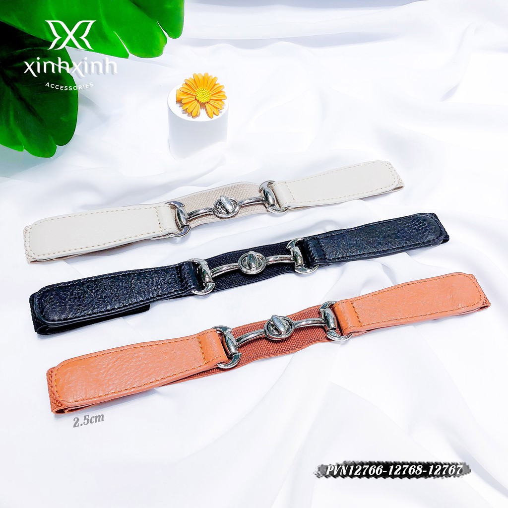 Belt Váy, Đai Váy Khuy Kim Loại Trẻ Trung