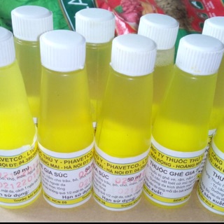 Thuốc bôi ghẻ gia súc trị ghẻ, ve, rận, nấm chó mèo, trâu bò, heo...