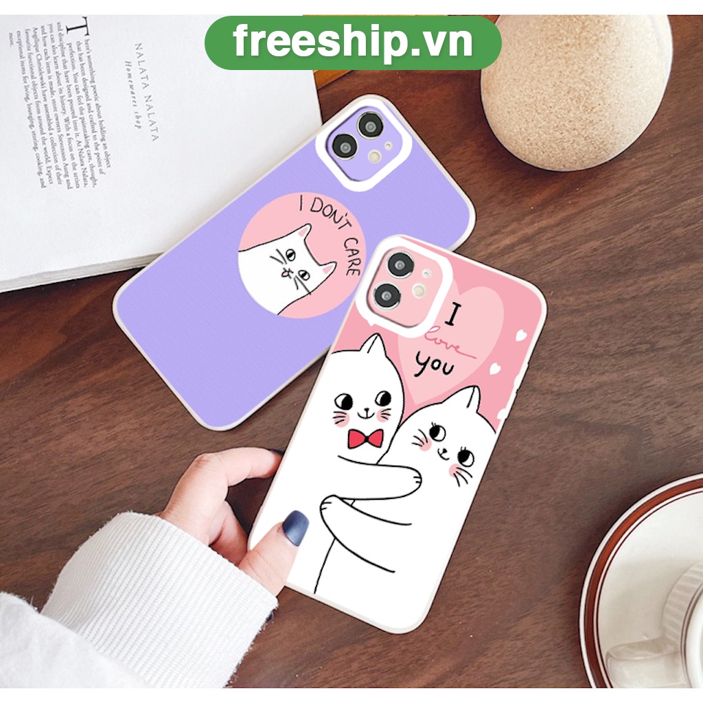 Ốp iphone chống sốc viền vuông I love you cute ốp iphone bảo vệ camera11/12/13pro/promax/x/xr/xs/xsmax/6/7/8/plus/se2020