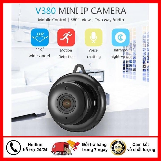 [BH 3 Năm] CAMERA giám sát kết nối bằng wiffi V380 - có hồng ngoại theo dõi ban đêm | BigBuy360 - bigbuy360.vn