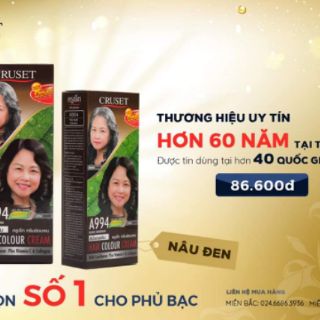 NHUỘM TÓC PHỦ BẠC THÁI LAN CRUSET