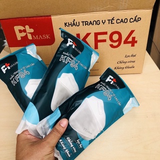 Giá Sỉ 1 thùng 300 cái khẩu trang KF94 4lớp dầy mịn/khẩu trang 4D PT