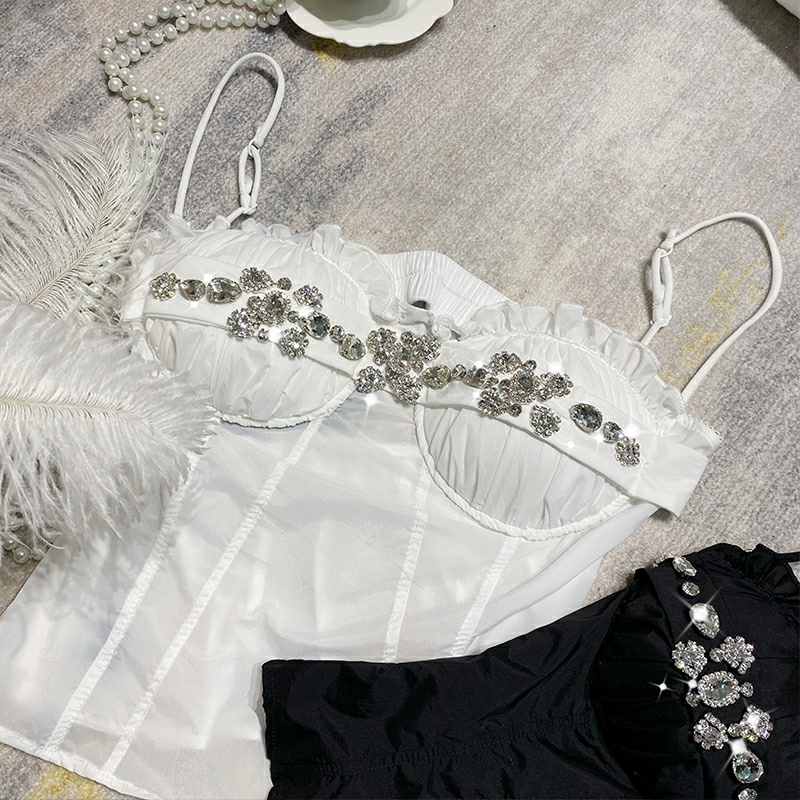 ÁO CROPTOP DÂY ĐÁ HOA (A2355)