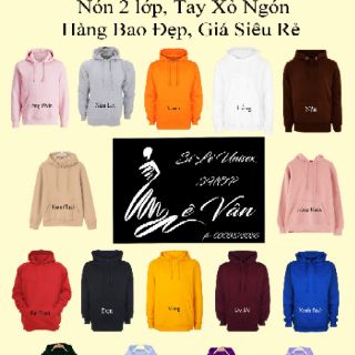 Áo hoodie basic (có 20 màu) ảnh thật