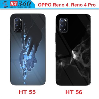 Ốp Lưng Kính OPPO Reno 4 ,Reno 4 Pro- in Theo Yêu Cầu