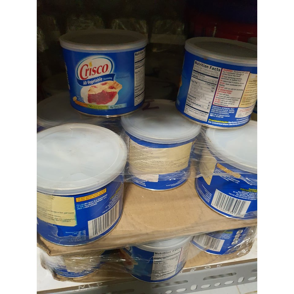 Mỡ trừu Shortening Crisco 453g ⚡ LOẠI NGON ⚡ mỡ trừu tạo độ xốp và mềm cho bánh