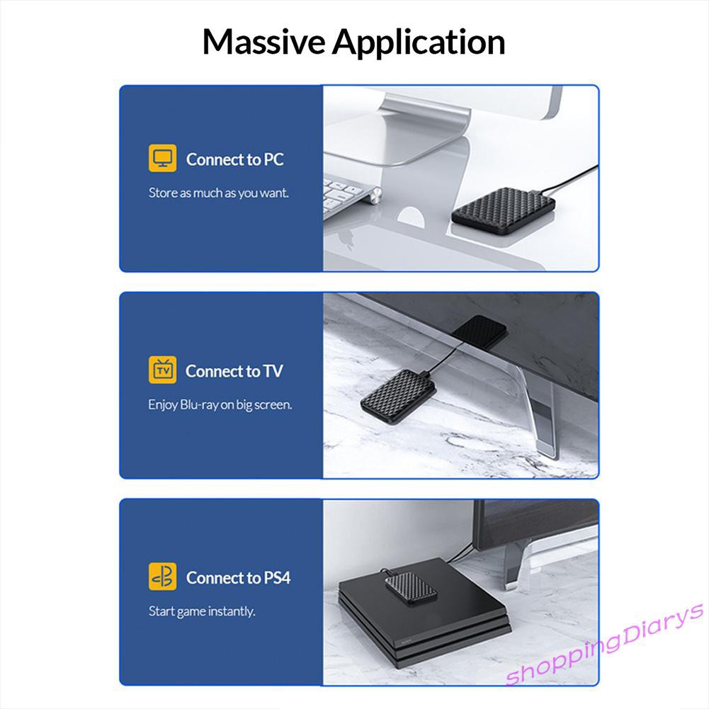 Hộp Đựng Ổ Cứng Orico 2520c3 Type-C Hdd Ssd 4tb 2.5 Inch