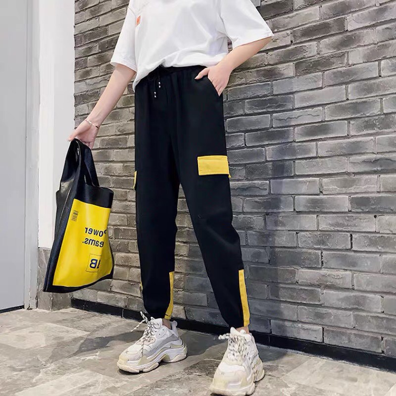 [Mã FADIRECT20 giảm 20K đơn 150K] Quần jogger kaki túi hộp unisex Túi Vàng nam nữ ulzzang WIND | BigBuy360 - bigbuy360.vn