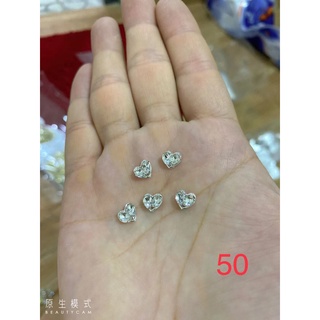 Charm tim trang trí nail mã 50
